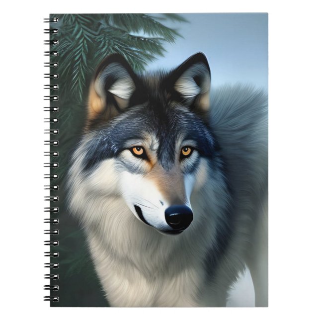 Intrépide Loup De L'Arctique, Carnet (Devant)