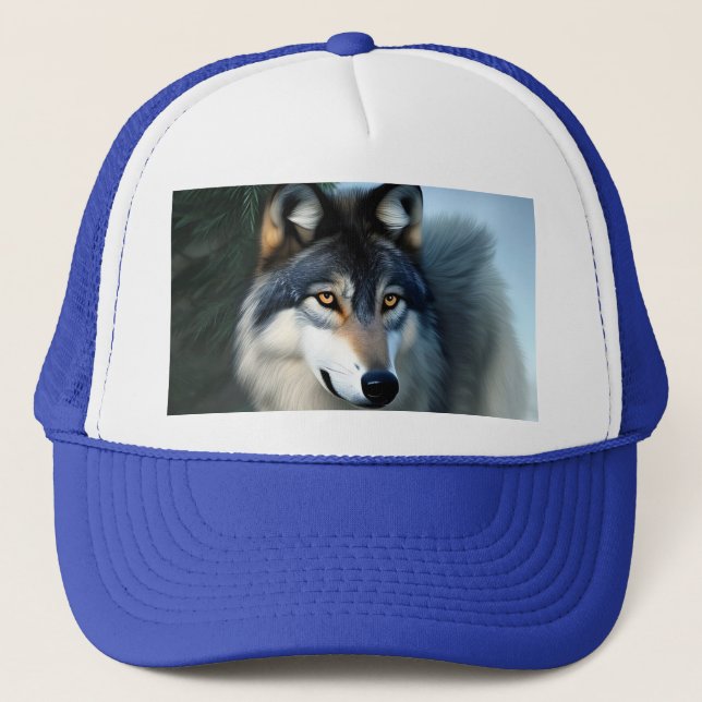 Intrépide Loup de l'Arctique, Casquette de camions (Devant)