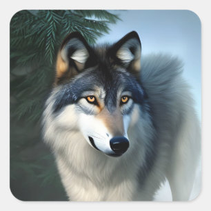 Intrépide Loup De L'Arctique, Stickers