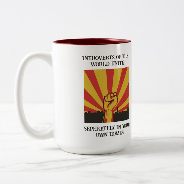 Introduction Du Monde Unite Coffee Mug (Gauche)