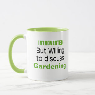 Introduction jardinage amusant Citations Mug