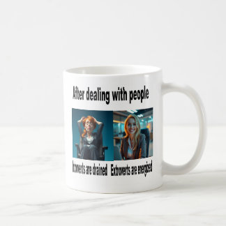 Introvert/Extrovert tasse de café