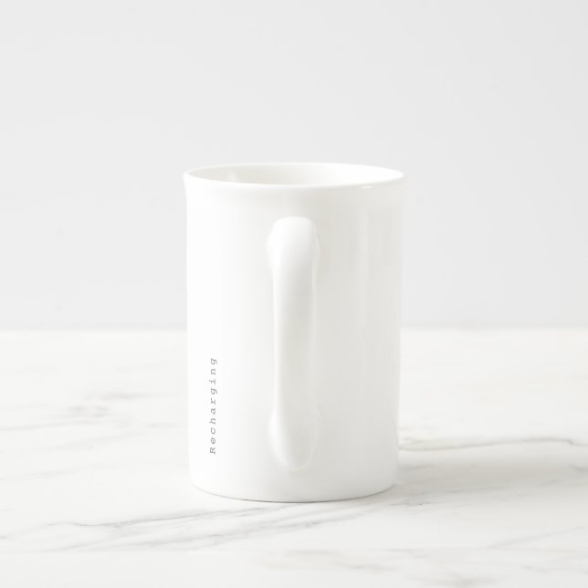 Introvert Minimalist Line Art Coffee Mug (Dos)