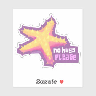 Introvertébrés étoile de mer - autocollant moyen