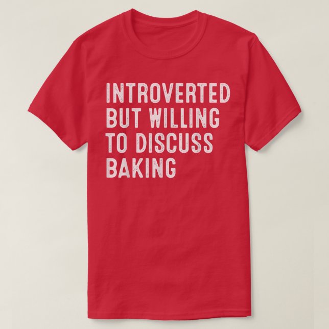 Introverted Mais Prêt À Discuter De T-Shirt De Cui (Design devant)