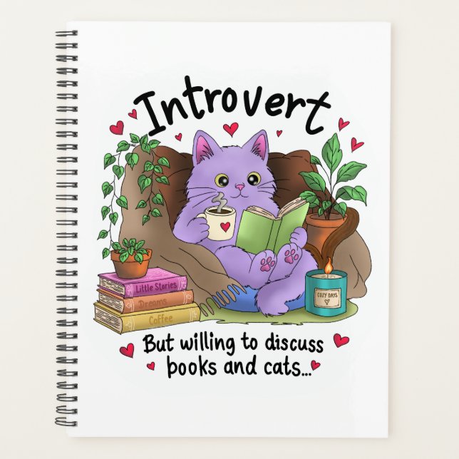 Introverti mais prêt à discuter de livres et de ch (Devant)
