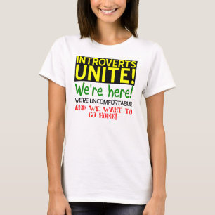 Introvertis Unite Funny T-Shirt