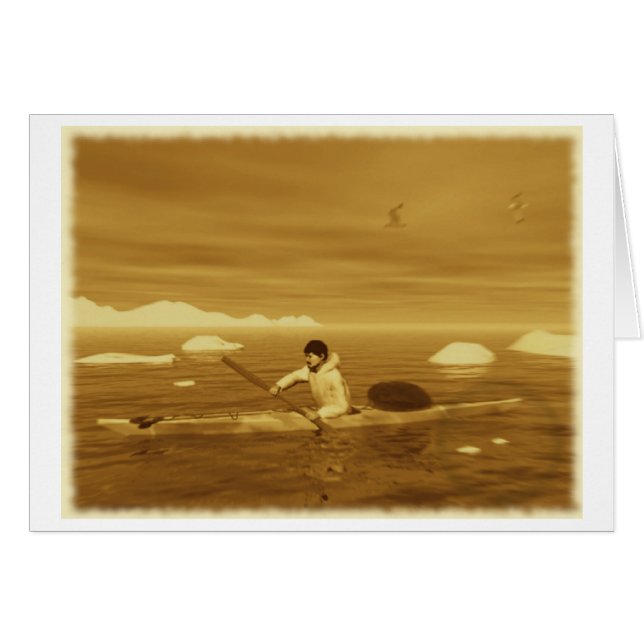 Inuit Kayak (Devant horizontal)