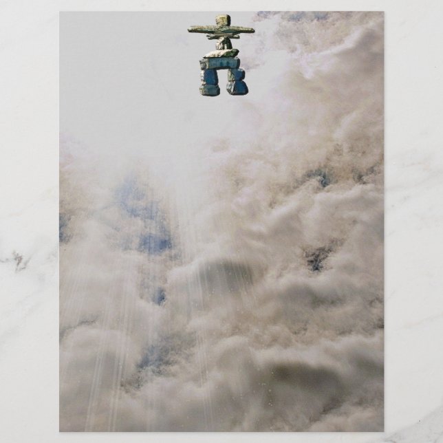 Inukshuk & Sky Native American Spirit Stones (Devant)