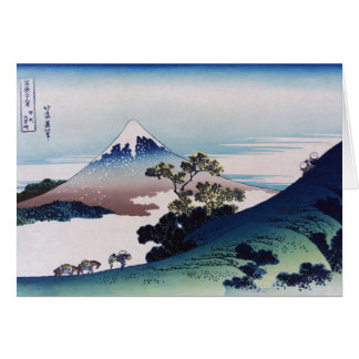 Inume-toge de Koshu, Hokusai