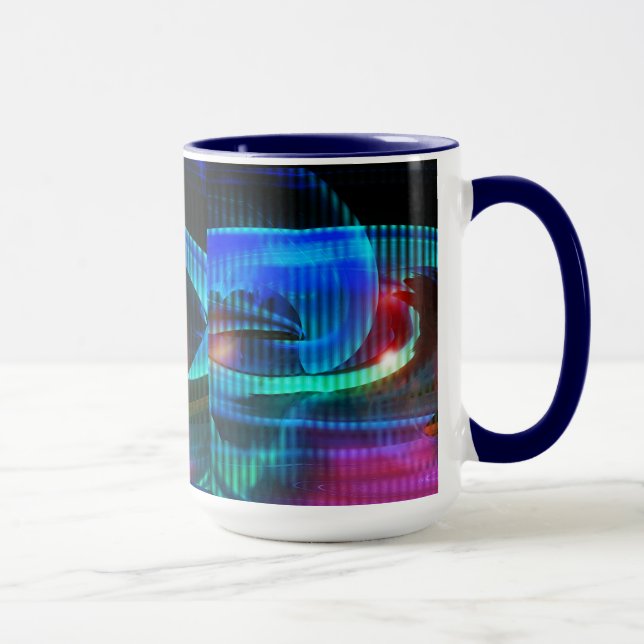 Invasion Alien Mug Abstrait (Droite)