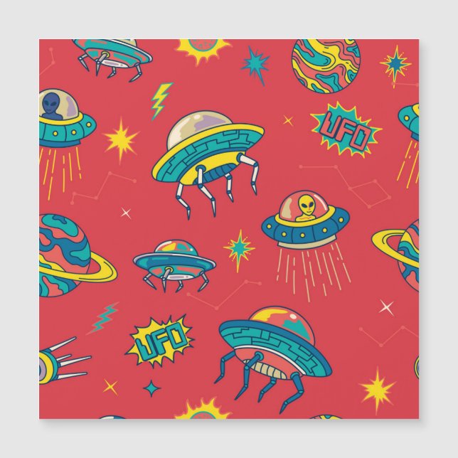 Inventaires d'espace UFO rétro (Devant)