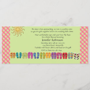 Inverser les tongs dans une invitation de ligne