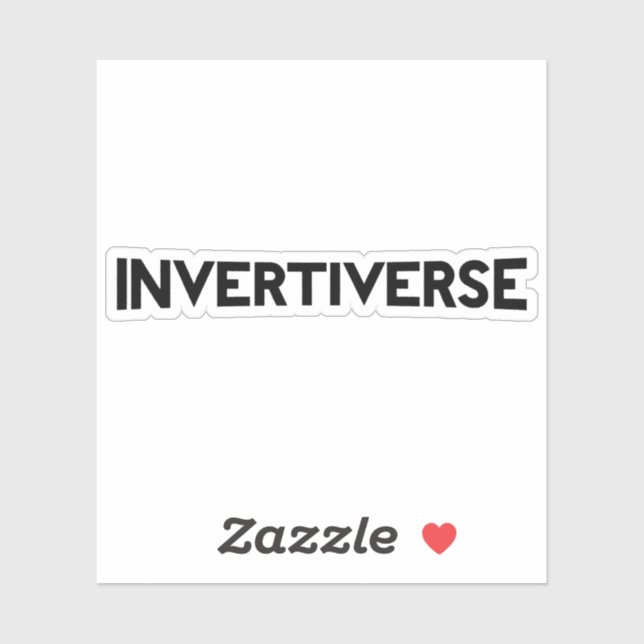 Invertiverse - Sticker (Feuille)