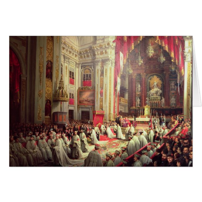 Investiture du Roi Alfonso XII (Devant horizontal)