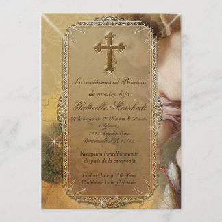 invitaciones de bautizo, Invitations Baptême
