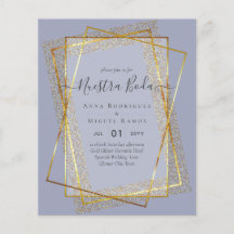 Invitaciones de Boda, Mariage espagnol GOLD Budget