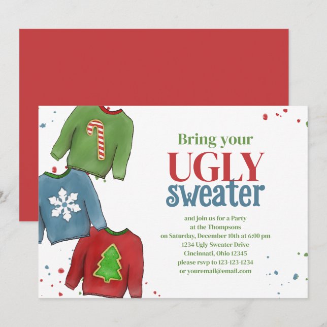 Invitation (Devant / Derrière)