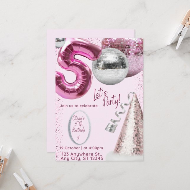 Invitation (Devant/Arrière en situation)