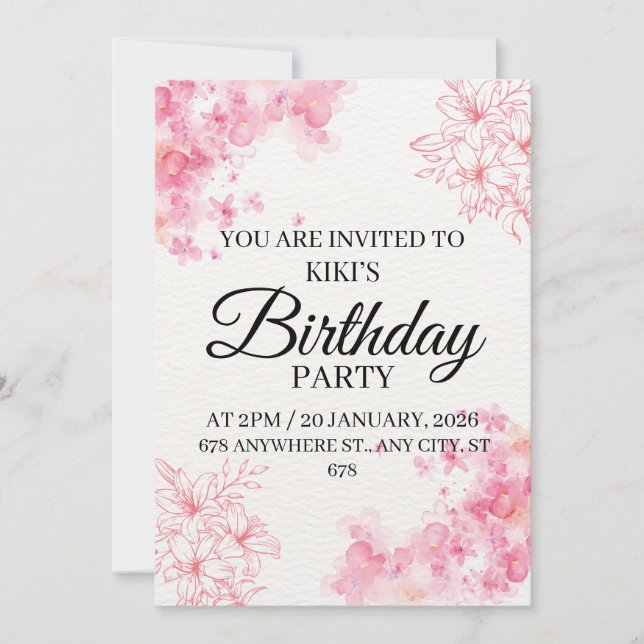Invitation (Devant)