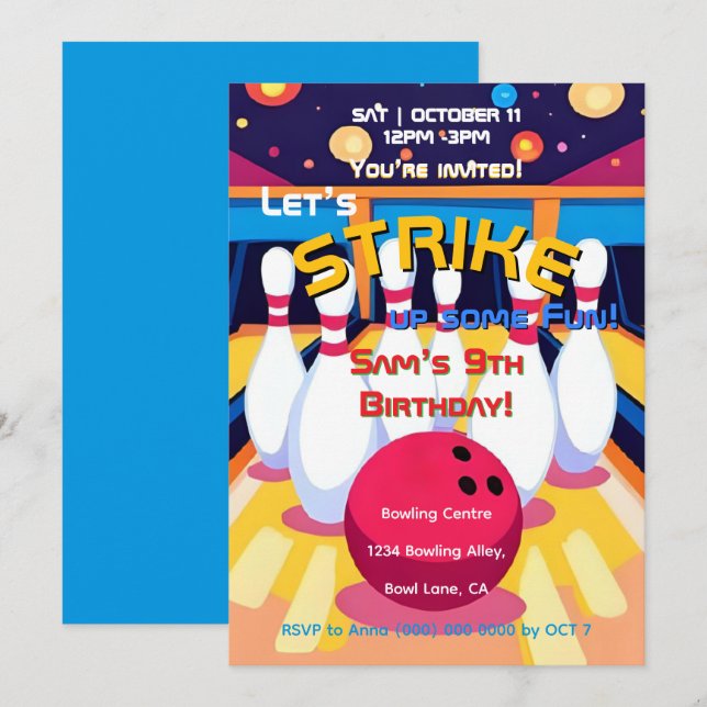 Invitation (Devant / Derrière)