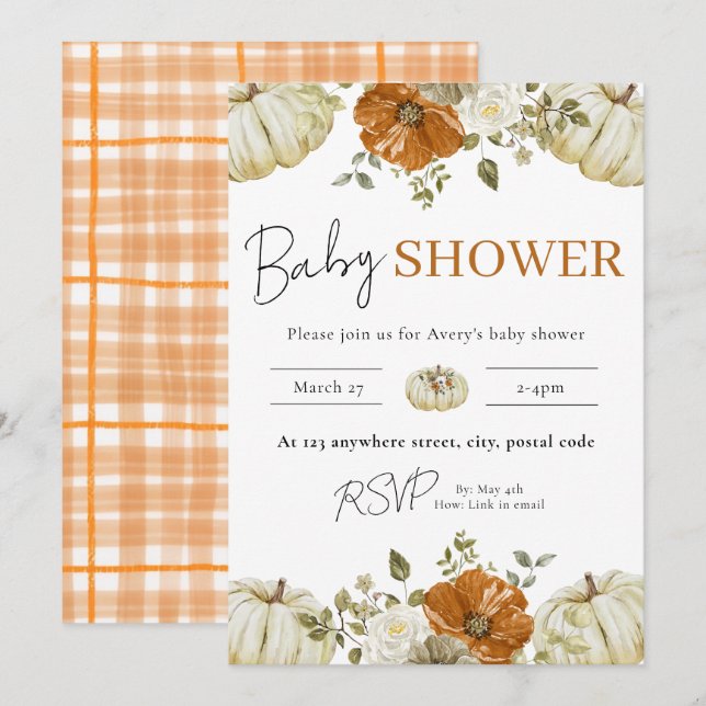 Invitation (Devant / Derrière)