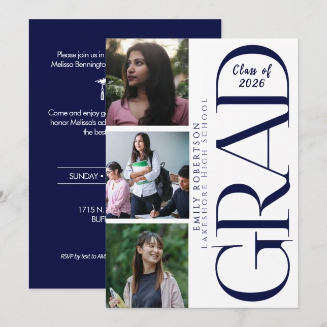 Invitation (Devant / Derrière)