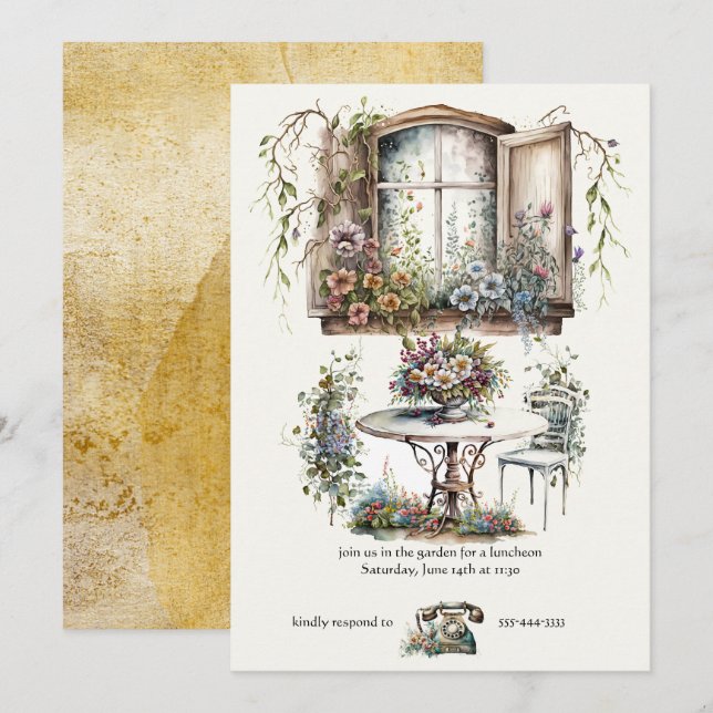 Invitation (Devant / Derrière)