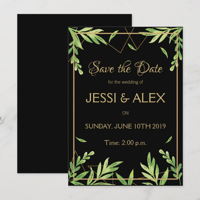 Invitation (Devant / Derrière)