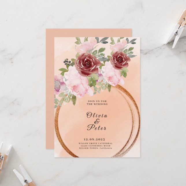 invitation (Devant/Arrière en situation)