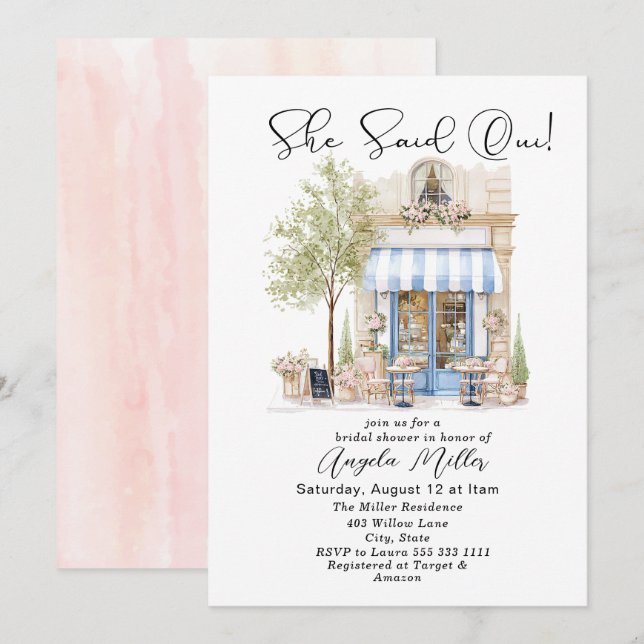 Invitation (Devant / Derrière)