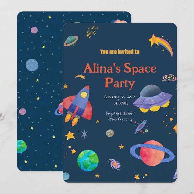 Invitation (Devant / Derrière)