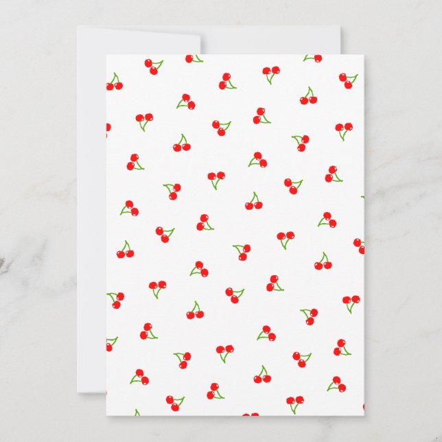 INVITATION チェリー（ホワイト） (Devant)