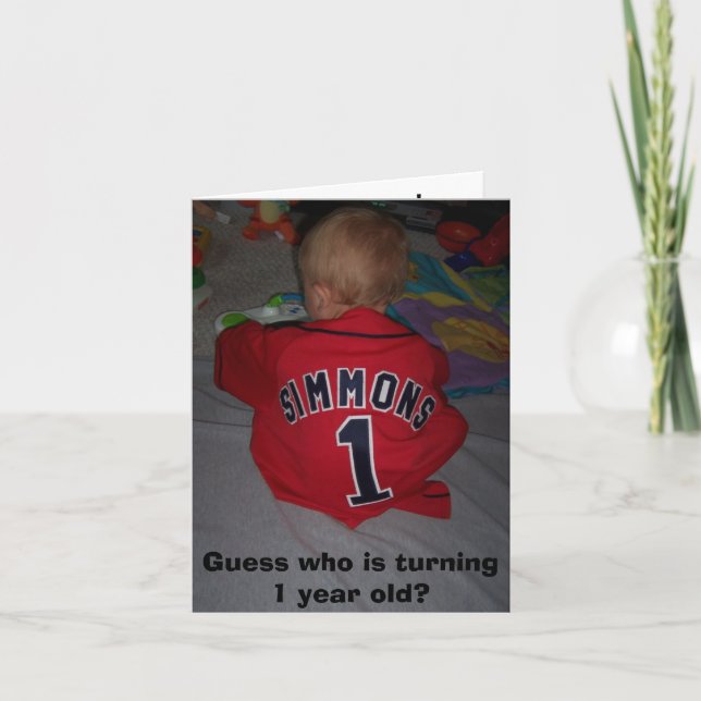 Invitation 000_0191, Guess who is turning 1 year old ? (Devant)