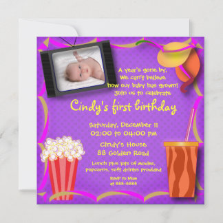 Invitation 038 d'anniversaire de enfant : Films et