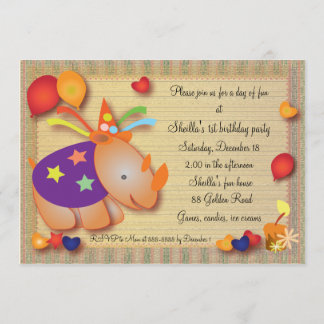 Invitation 051 d'anniversaire de enfant :