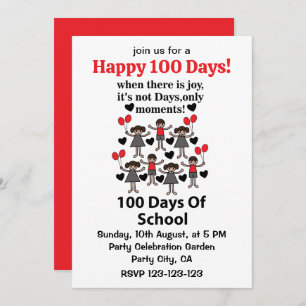 Invitation 100 Jours D'École