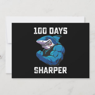 Invitation 100 Jours Sharper Shark 100ème Jour De L'École Gym