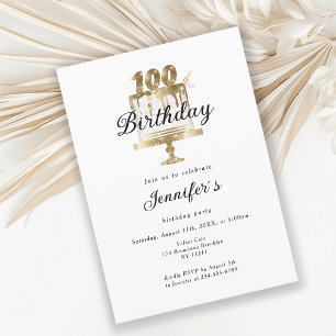 Invitation 100. L'invitation pour l'anniversaire