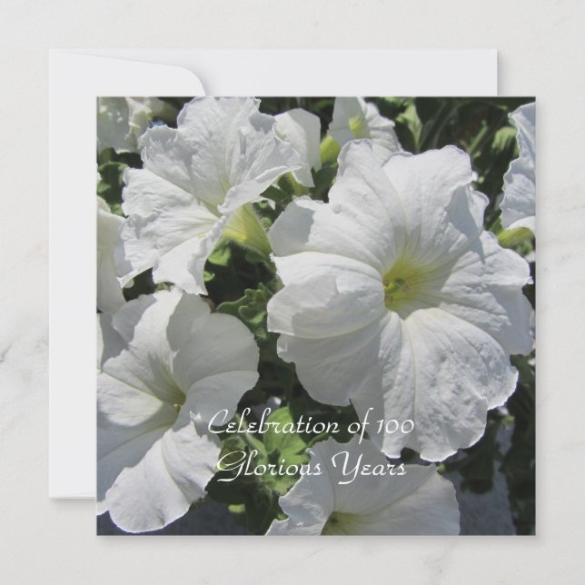 Invitation 100e anniversaire (Devant)