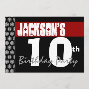 Invitation 10e anniversaire de la fête des Noirs et Blanches