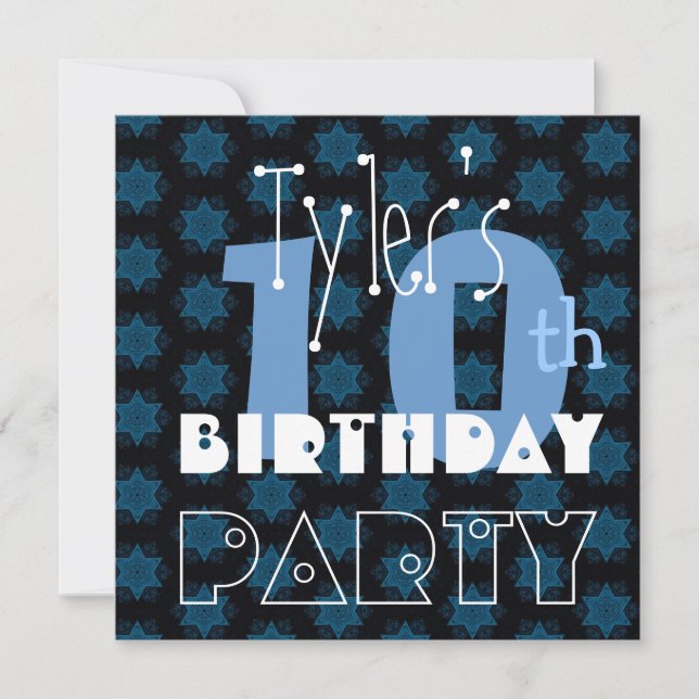 Invitation 10e anniversaire des Blue Stars Y112 (Devant)