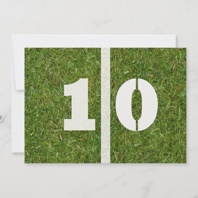 Invitation 10ème Fête d'anniversaire ! (Devant)