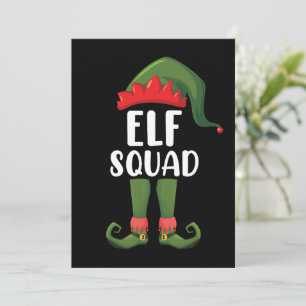 Invitation 11 Squad Funny Family Matching Christmas