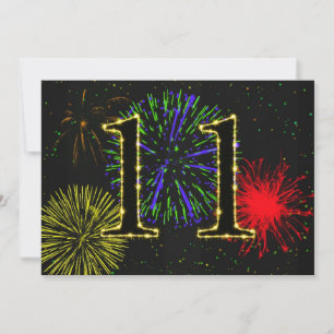 Invitation 11e anniversaire de fête