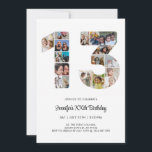 Invitation 13e anniversaire Numéro 13 photo personnalisée Col<br><div class="desc">Marquez treize ans de merveilleux souvenirs et des aventures avec ce captivant 13e anniversaire Numéro photo Collage. Ce modèle personnalisable est le mélange parfait de créativité et de sentiment, vous permettant de créer un cadeau vraiment mémorable pour la journée spéciale de votre bien-aimé. Capturez l'essence d'années incroyables dans un seul...</div>