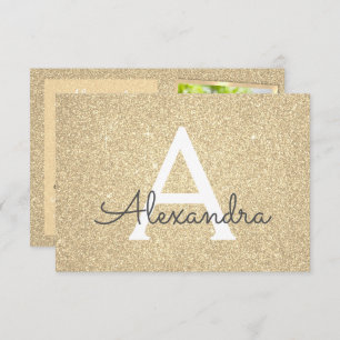 Invitation 13e anniversaire Sparkle Luxury Gold Photo