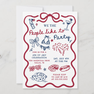 Invitation 14 juillet Nous le Peuple Aimons Faire