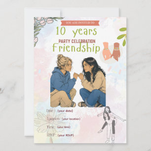 Invitation 15 Ans d'Amitié & ça Continue   Meilleurs Amis