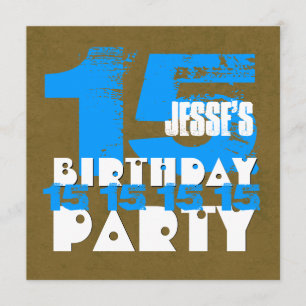 Invitation 15e Anniversaire du Grunge Z15A 15 ans